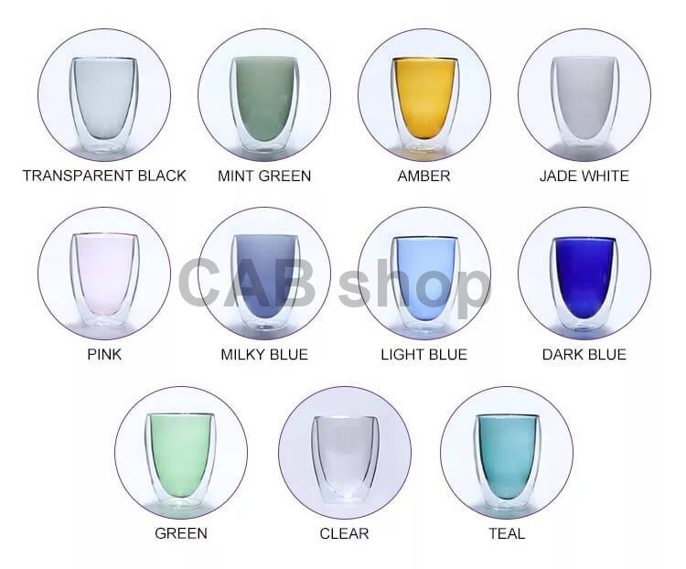 Double-walled thermos cup 350ml - teal