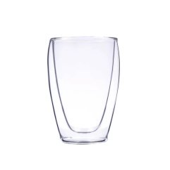 Termopohár s dvojitým sklom 350ml - clear