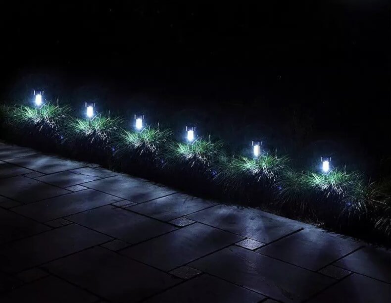 Kerti napelemes LED lámpa DALI L0235 10 db-os csomag