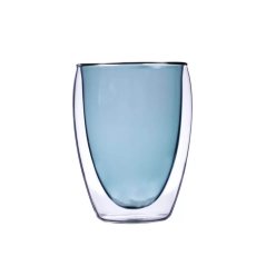Termopohár s dvojitým sklom 350ml - teal