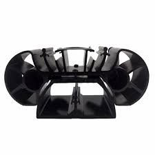 Fireplace stove fan 2 propellers with 3 blades with cover - Mini