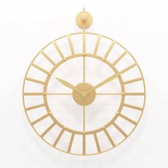 Dizajnové nástenné hodiny Rustical 50cm gold Dizajnové nástenné hodiny Rustical 50cm gold