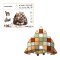 Mágneses építőkészlet natural , 100 db - Magnetic Tiles
