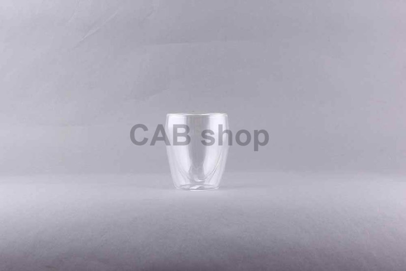 Double-walled thermos cup 350ml - clear