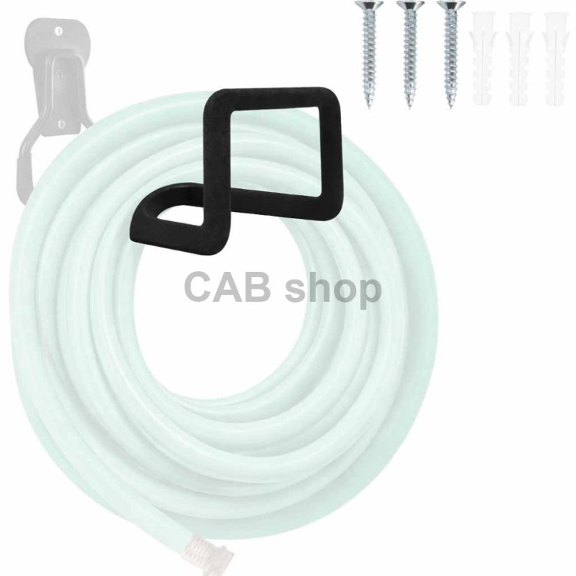 Garden hose holder – metal, load capacity 0.5 kg