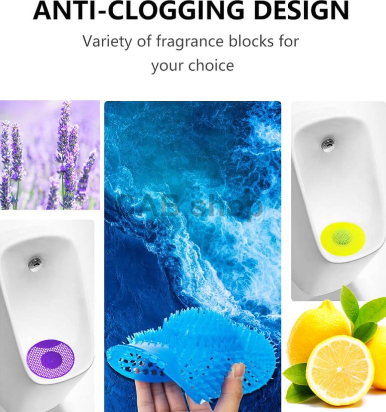 Vscent illatú piszoárszűrő V933 - Ocean