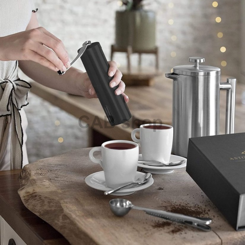 PARACITY manual coffee grinder stainless steel black 30g
