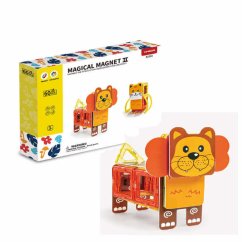 Magnetická stavebnice Happy Animal 60ks - Magical Magnet II Magnetická stavebnice Happy Animal 60ks - Magical Magnet II