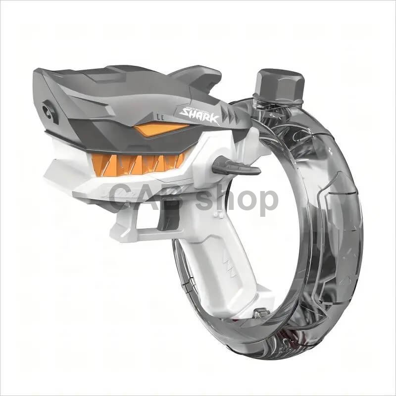 Elektryczny pistolet na wodę Shark - szary