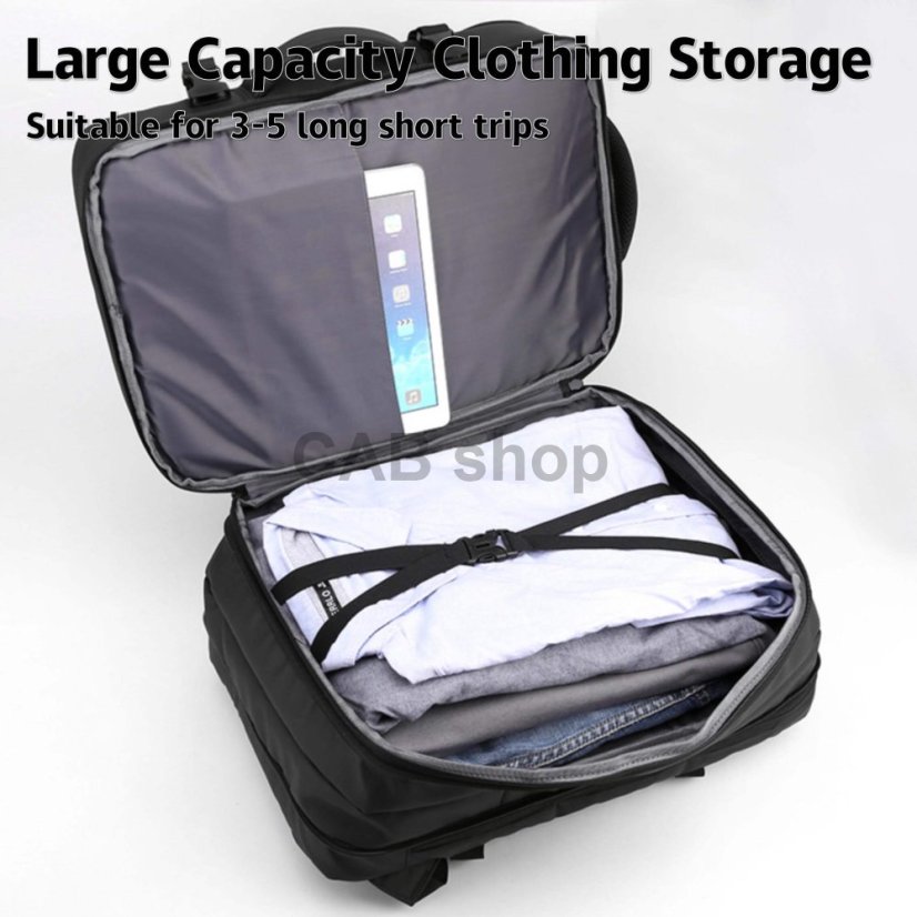 Travel backpack Focus 002 black