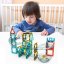 Magnetni gradbeni set Marble Roller 100 delni set - Magnetic Tiles