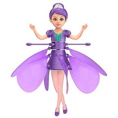 Létající panenka Magic Princes - fialová