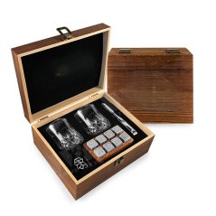 Darčeková sada na Whiskey poháre, chladiace kocky a naberačka WS-011