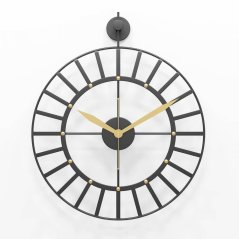 Dizajnové nástenné hodiny Rustical 50cm black Dizajnové nástenné hodiny Rustical 50cm black