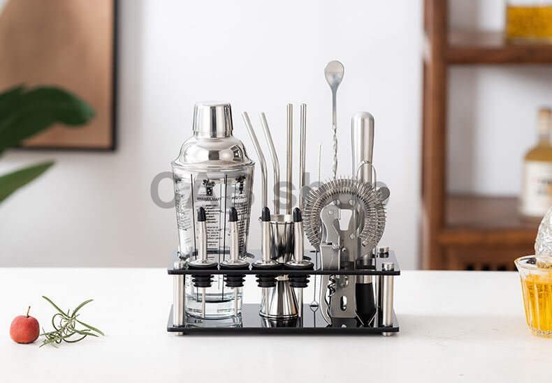Bartender's set for mixing cocktails (17pcs set 750ml)