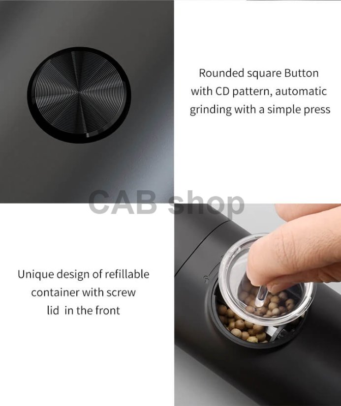 Electric pepper mill