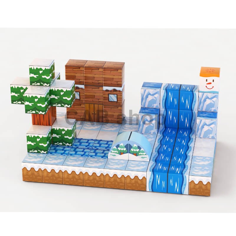Magnetic Building Block - Mine World 52 pcs