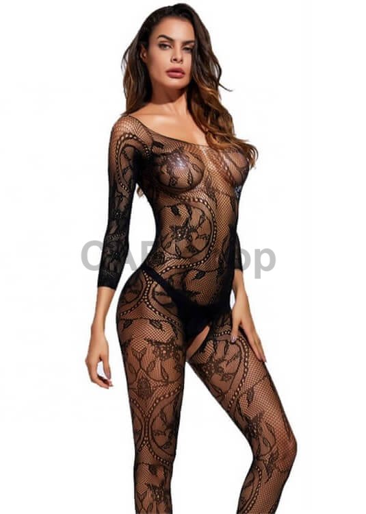 Bodystockings Poetic černé 606