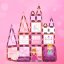 Magnetická stavebnica Window Art Castle 126ks - Magnetic Tiles