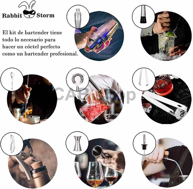 Barmanská Sada na miešanie Koktejlov (12ks sada 750ml)