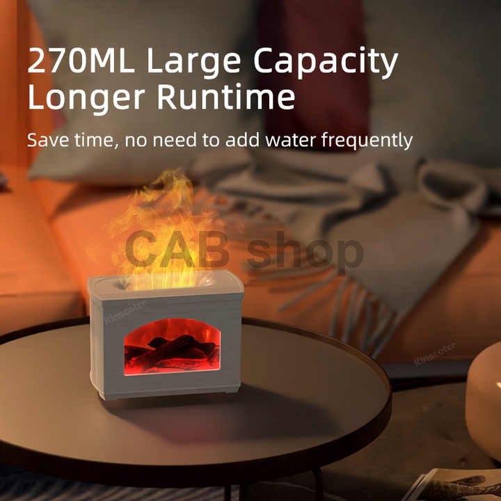 Aroma diffuser Fireplace Flame black