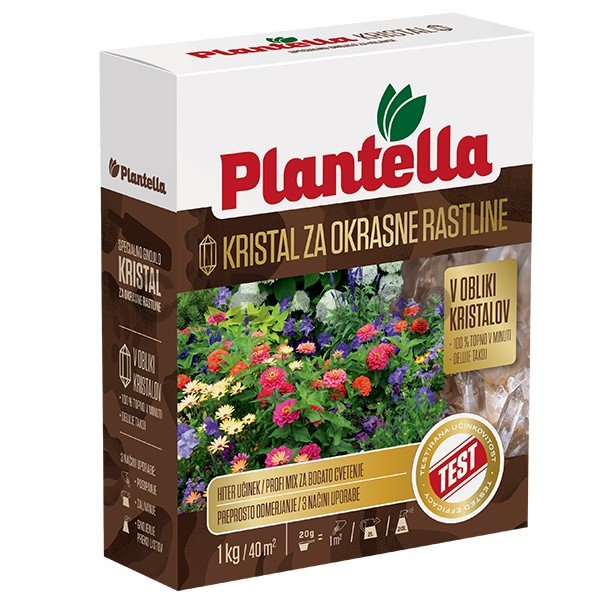 Plantella Krystal – speciális műtrágya dísznövényekhez