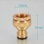 Réz adapter 1/2" – 3/4" gyorscsatlakozóhoz (belső menet)