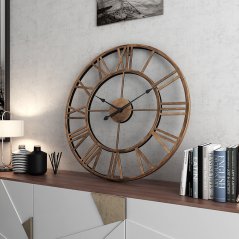 Dizajnerska stenska ura ROMA Bronze 50cm Dizajnerska stenska ura ROMA Bronze 50cm