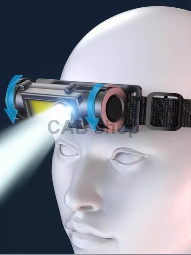 LED töltő fejlámpa TD-005