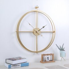 Designové nástěnné hodiny VIP 2 Gold 50cm