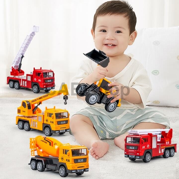 Požiarnické autíčka balenie 15ks - Fire Car set