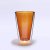 Termosklenice s dvojitým sklem 350ml- amber