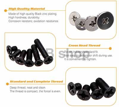 Set of screws 360PCS m2, m2.5 m3 km SCREWS - TYPE a2