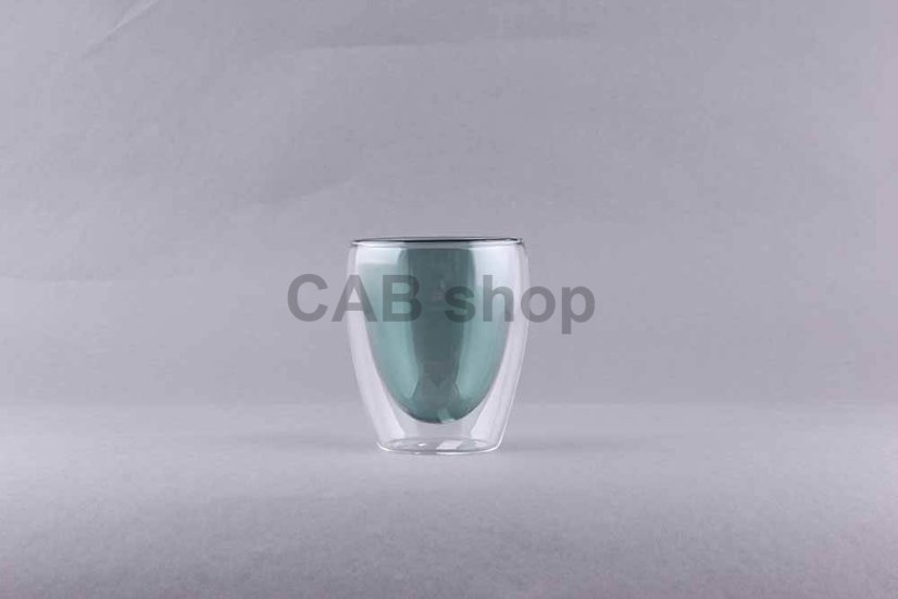 Double-walled thermos cup 350ml - teal