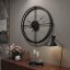 Dizajnové nástenné hodiny LUX Black 40cm Dizajnové nástenné hodiny LUX Black 40cm