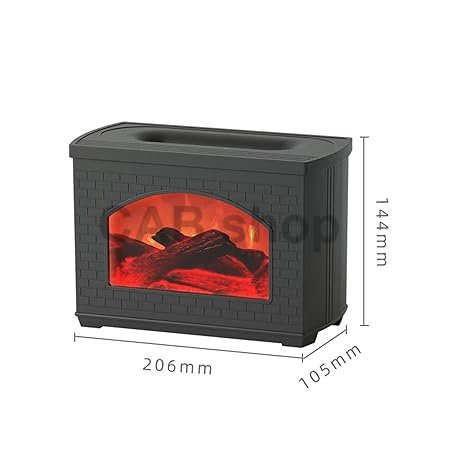 Aroma diffuser Fireplace Flame black