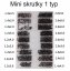 TYP 1 śruby do laptopów do laptopów zestaw DIY do komputerów śruby do zegarków do telefonów komórkowych zestaw 500 sztuk od M1.2 do M2