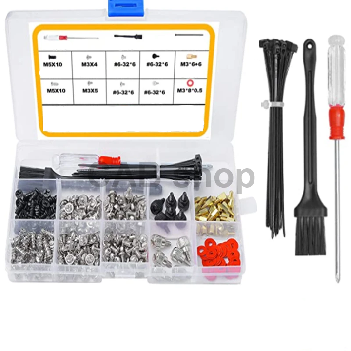 Zestaw śrubek do PC - 362 szt