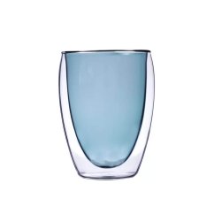 Termopohár s dvojitým sklom 350ml - teal