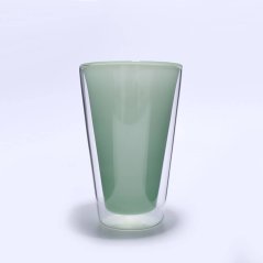 Termopohár s dvojitým sklom 350ml- jade green