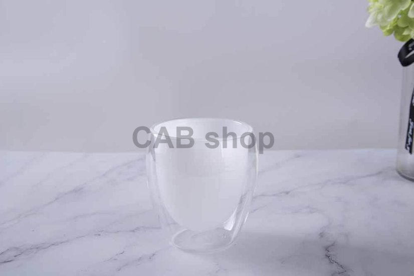 Double-walled thermos cup 150ml - jade white
