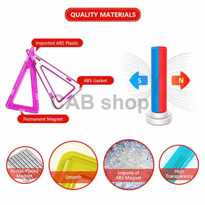 Zestaw magnetyczny Heavy Equipment set 167 szt. - Magiczny Magnes II