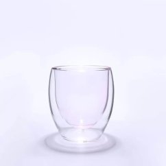 Termopohár s dvojitým sklom 150ml - pink