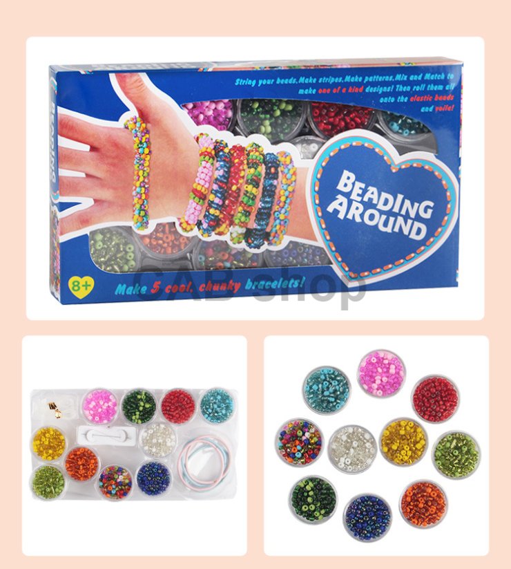 Zestaw do robienia bransoletek - Beading Around