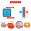 Mágneses építőkészlet Dream Builder 42 db-os készlet - Magnetic Tiles