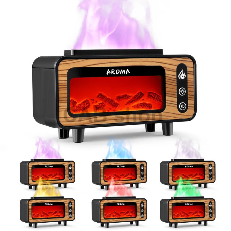 Aroma difuzer Fireplace bílý