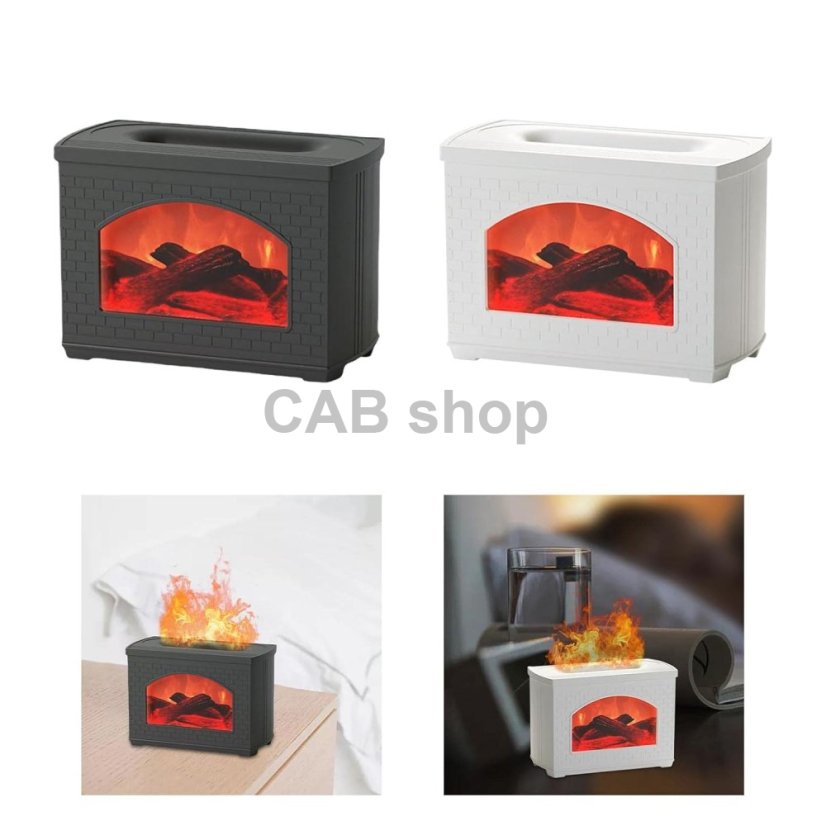 Aroma diffuser Fireplace Flame black