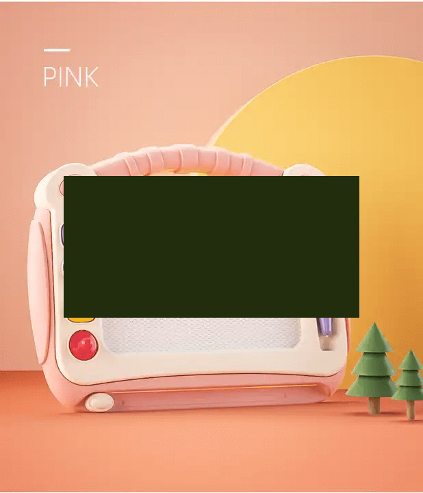 Dětská tabule na kreslení zelená CAB Toys