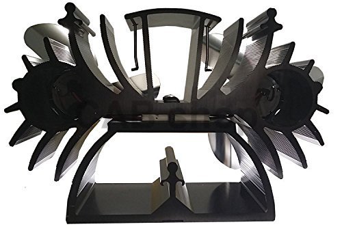 Ventilátor na krbové kachle 2 vrtule s 3 čepeľami 636B