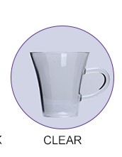 Hrnček s jedným sklom 310ml - číry